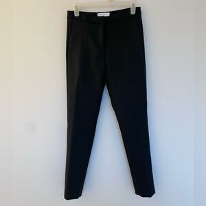 Sandro womens trouser slacks Black Pants size 34 tapered leg